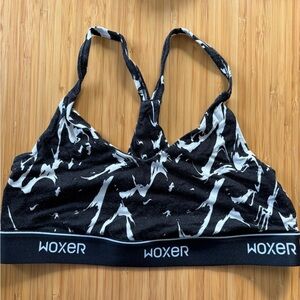 Woxer Monochrome Splash Sports Bra